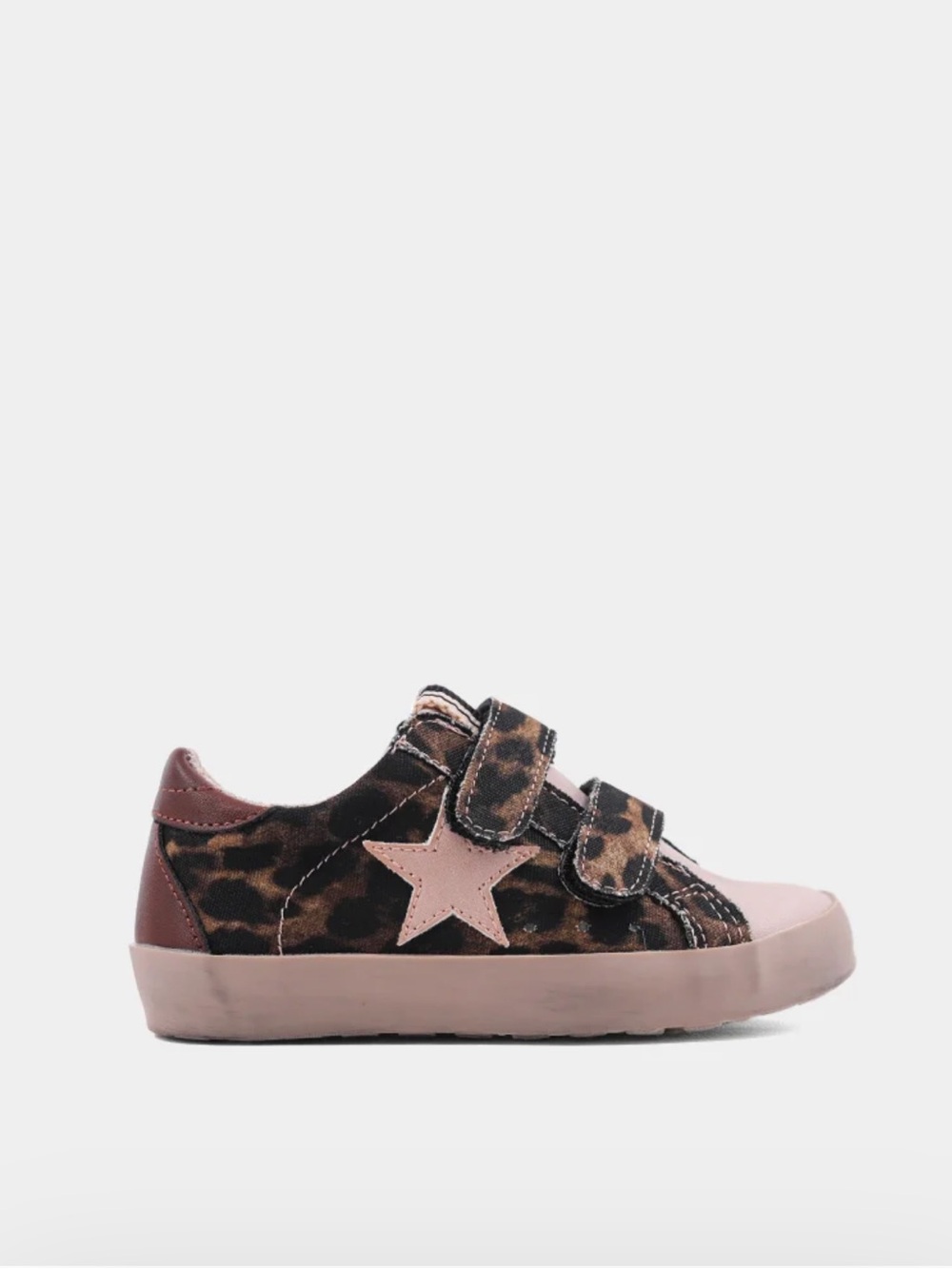 SuhShop Leopard Print Star Velcro Sneakers - SUNNY MINI